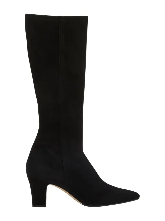 Pitana Suede Block-Heel Knee Boots Pitana Suede Block-Heel Knee Boots