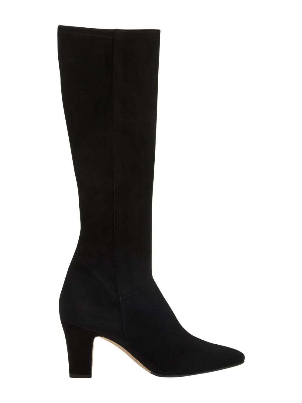 Pitana Suede Block-Heel Knee Boots