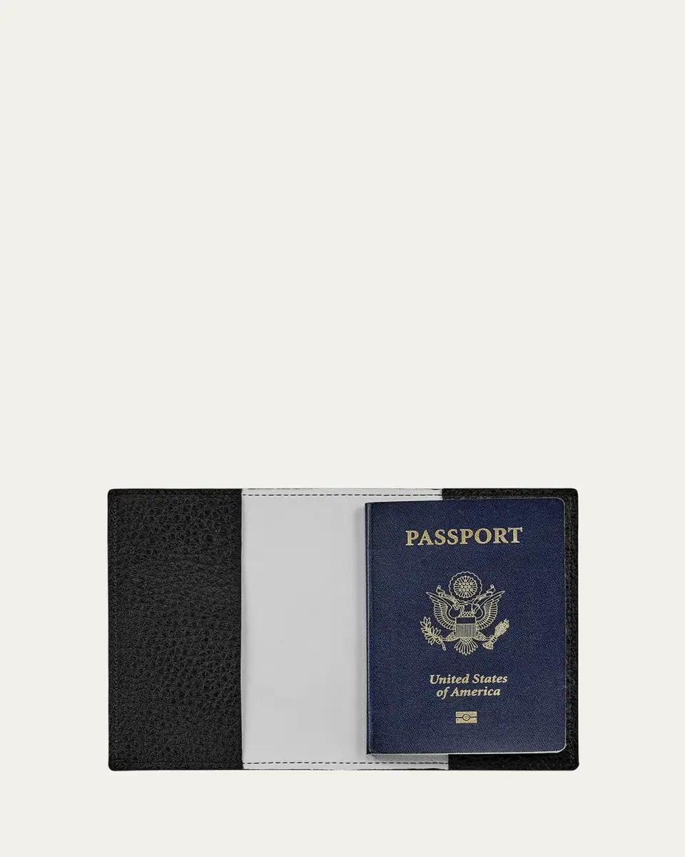 Bergdorf Goodman Leather Passport Holder | Thumbnail 2