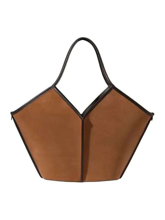 Calella Suede and Leather Tote Bag Calella Suede and Leather Tote Bag