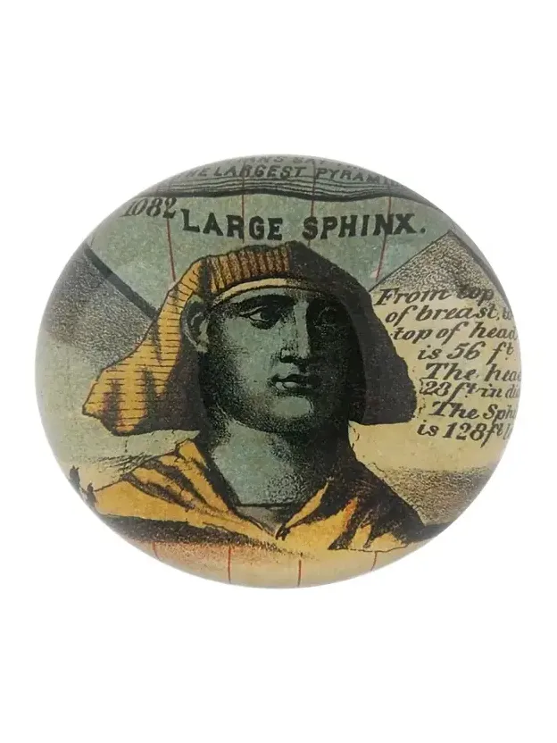 John Derian Sphinx Dome Paperweight