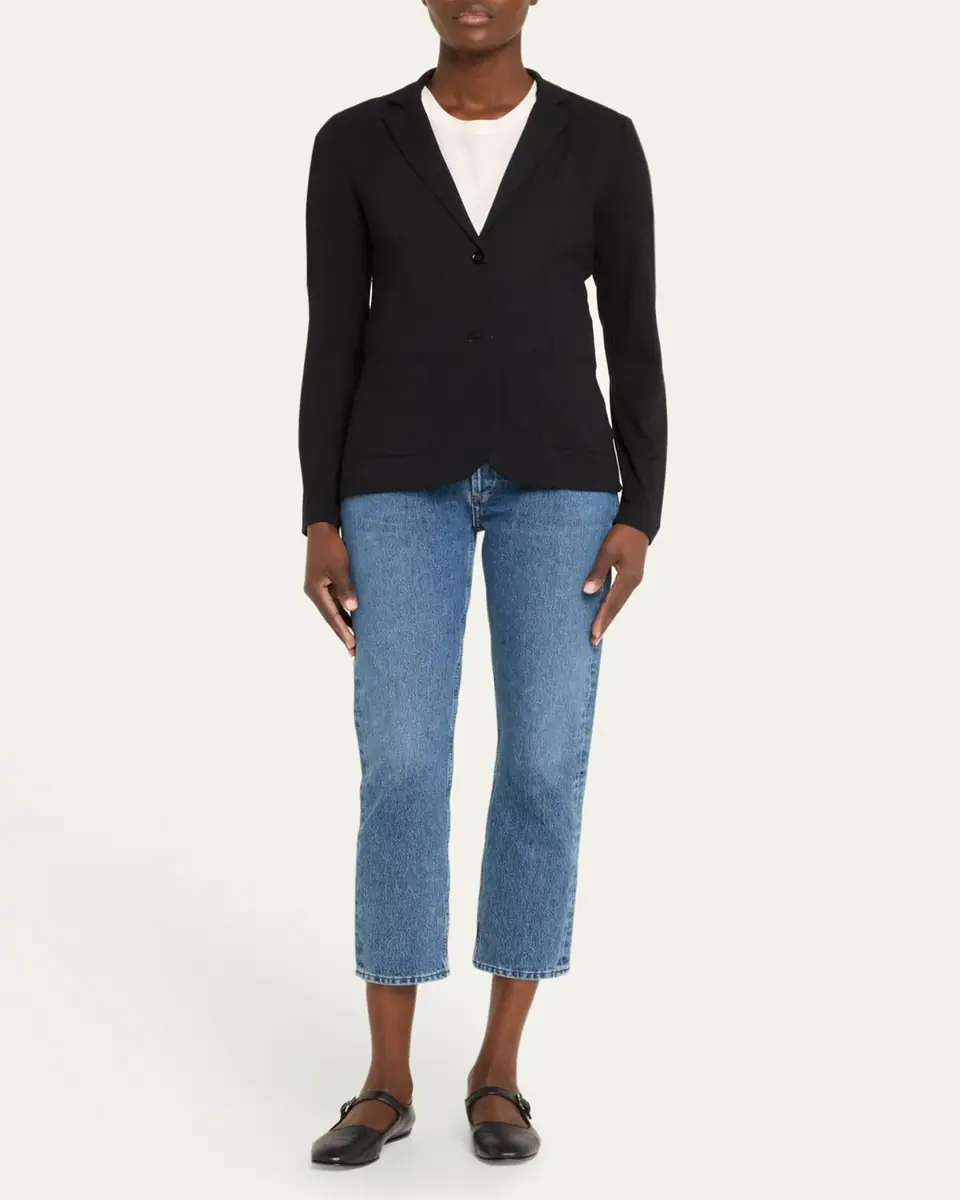 MAJESTIC FILATURES Soft Touch Two-Button Blazer | Thumbnail 2
