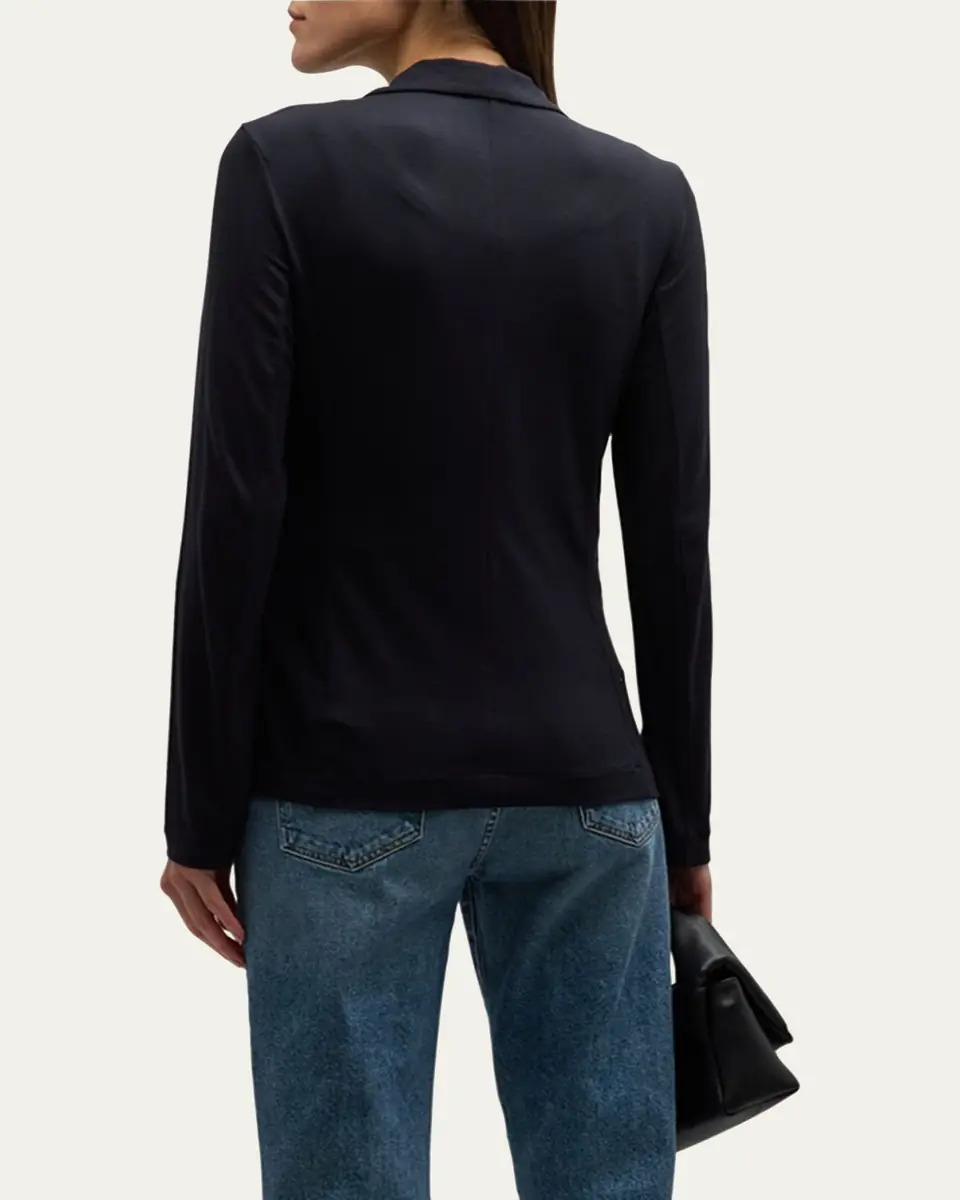 MAJESTIC FILATURES Soft Touch Two-Button Blazer | Thumbnail 11