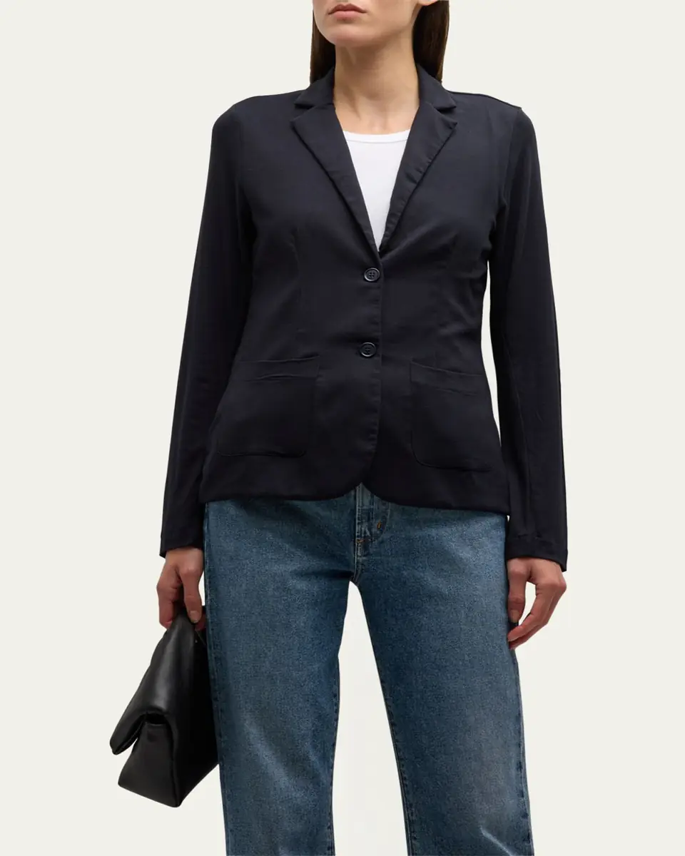 MAJESTIC FILATURES Soft Touch Two-Button Blazer | Thumbnail 12