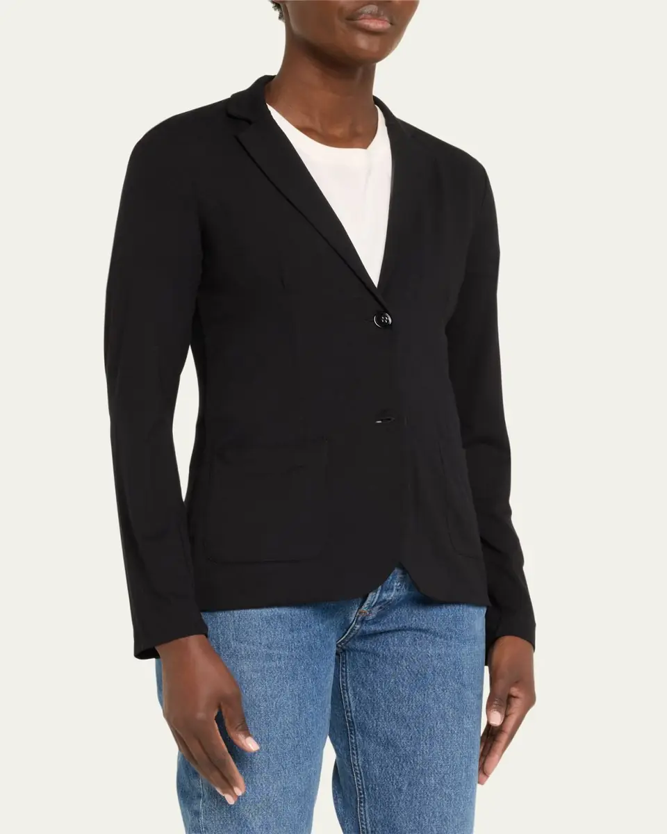 MAJESTIC FILATURES Soft Touch Two-Button Blazer | Thumbnail 4