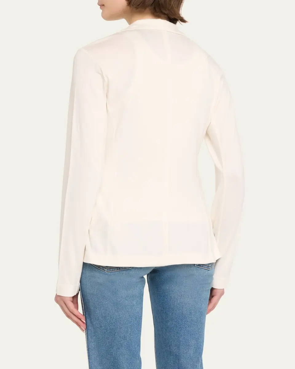 MAJESTIC FILATURES Soft Touch Two-Button Blazer | Thumbnail 7