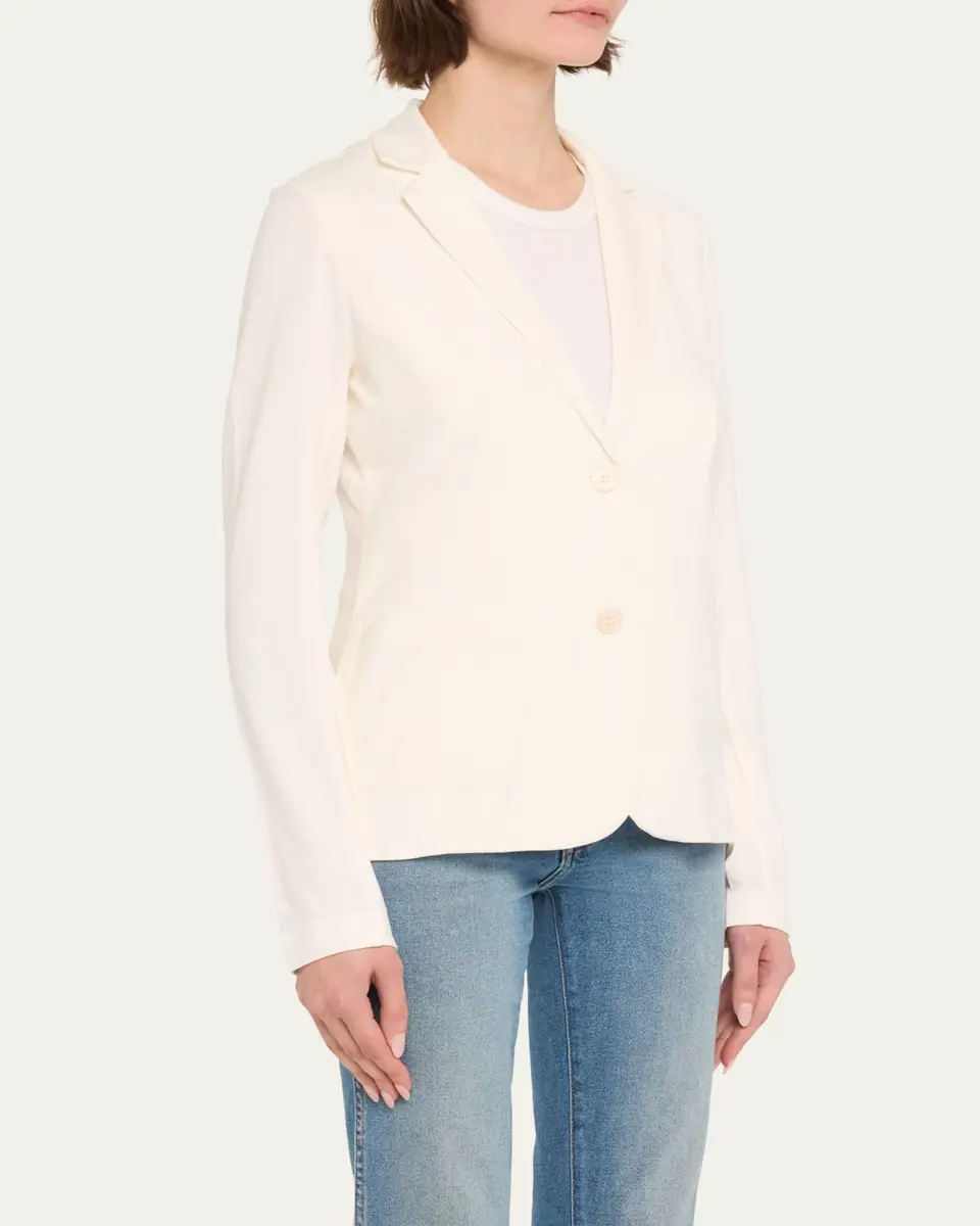MAJESTIC FILATURES Soft Touch Two-Button Blazer | Thumbnail 8