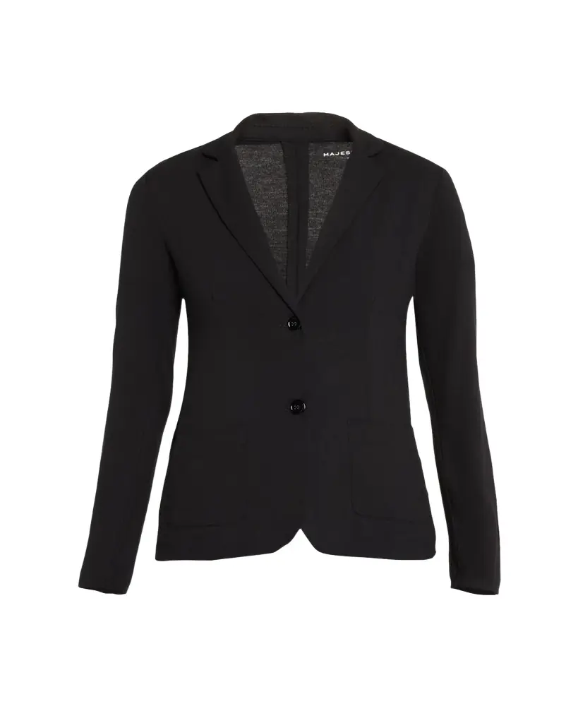 Majestic Filatures Soft Touch Two-Button Blazer | Image 1 Majestic Filatures Soft Touch Two-Button Blazer | Image 1