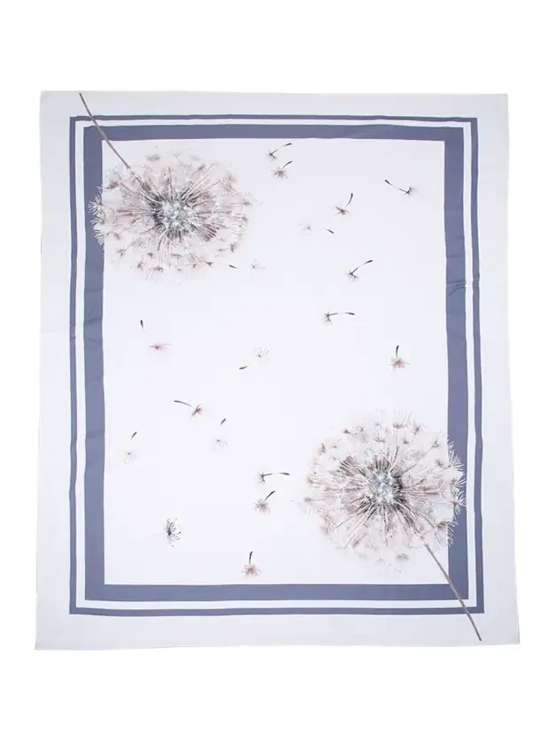 The Lino Dandelion Tablecloth, 71" x 125"