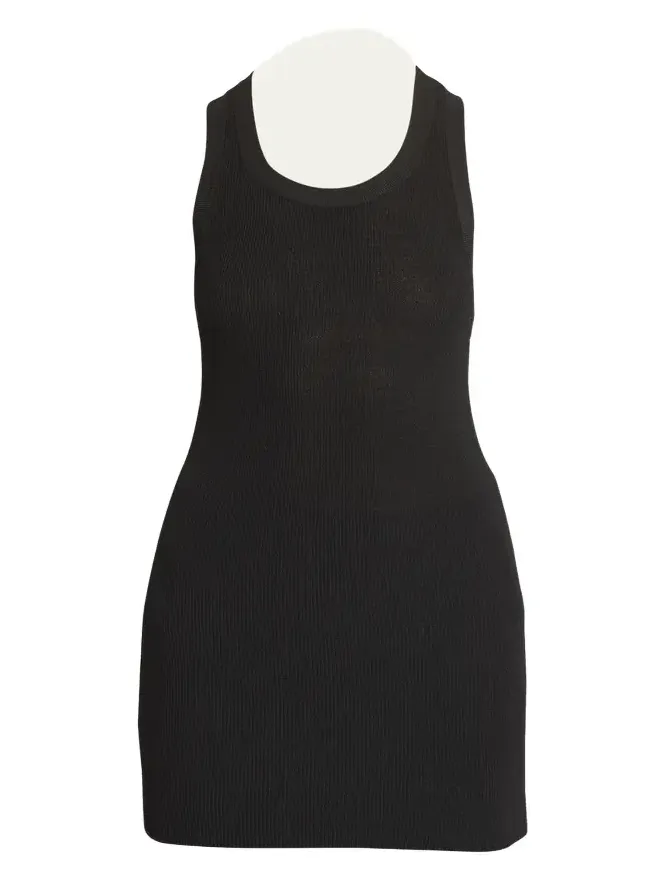 Matte Viscose Ribbed Knit Tank Top Matte Viscose Ribbed Knit Tank Top
