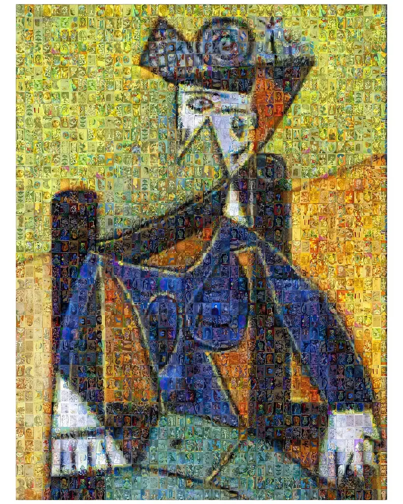 Contemporary Art Projects USA "Woman Sitting in a Chair" Mosaic Photography by Leo DiTomasso | Image 1 Contemporary Art Projects USA "Woman Sitting in a Chair" Mosaic Photography by Leo DiTomasso | Image 1
