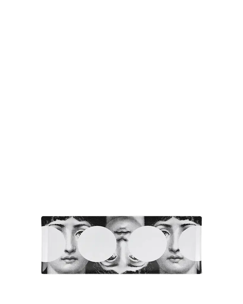 FORNASETTI Rectangular Tray - Tema E Variazioni N.149