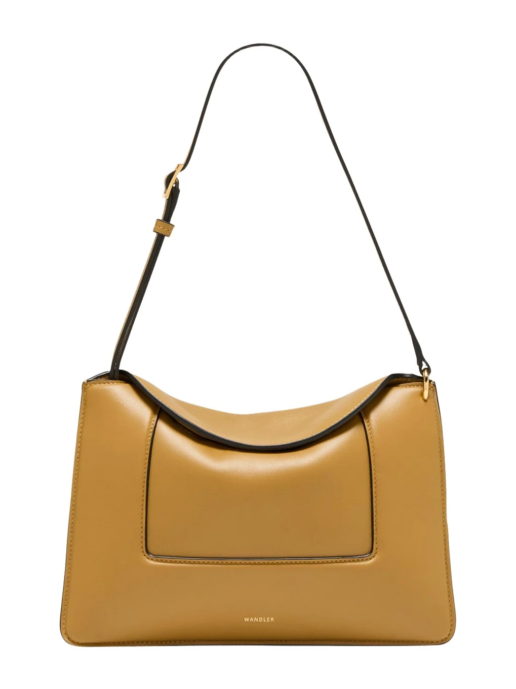 Penelope Fold-Over Flap Leather Shoulder Bag Penelope Fold-Over Flap Leather Shoulder Bag