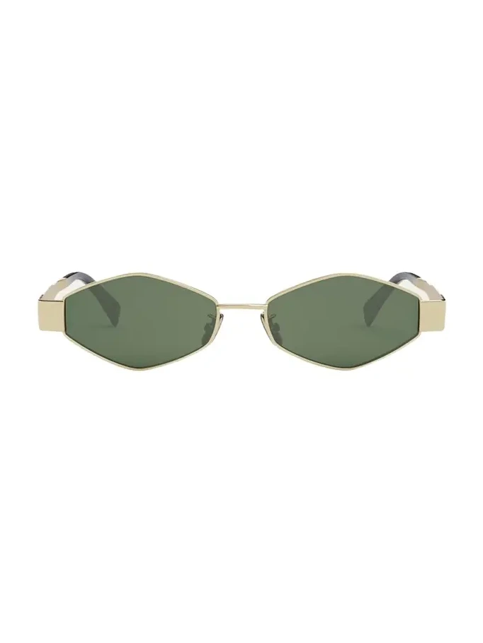 Triomphe Round Metal & Acetate Sunglasses Triomphe Round Metal & Acetate Sunglasses
