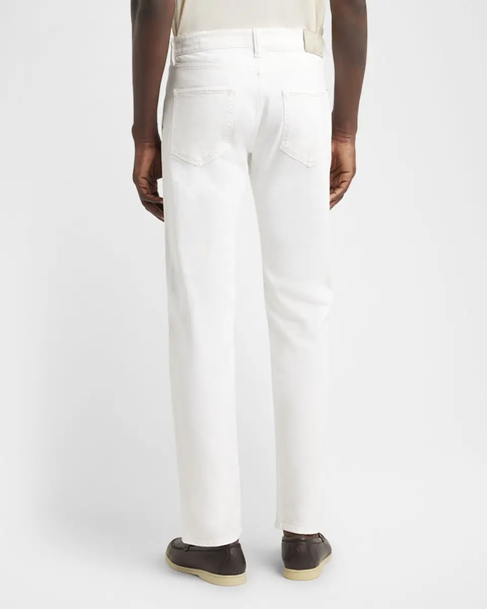 Loro Piana Men's Straight Leg 5-Pocket Pants | Thumbnail 2