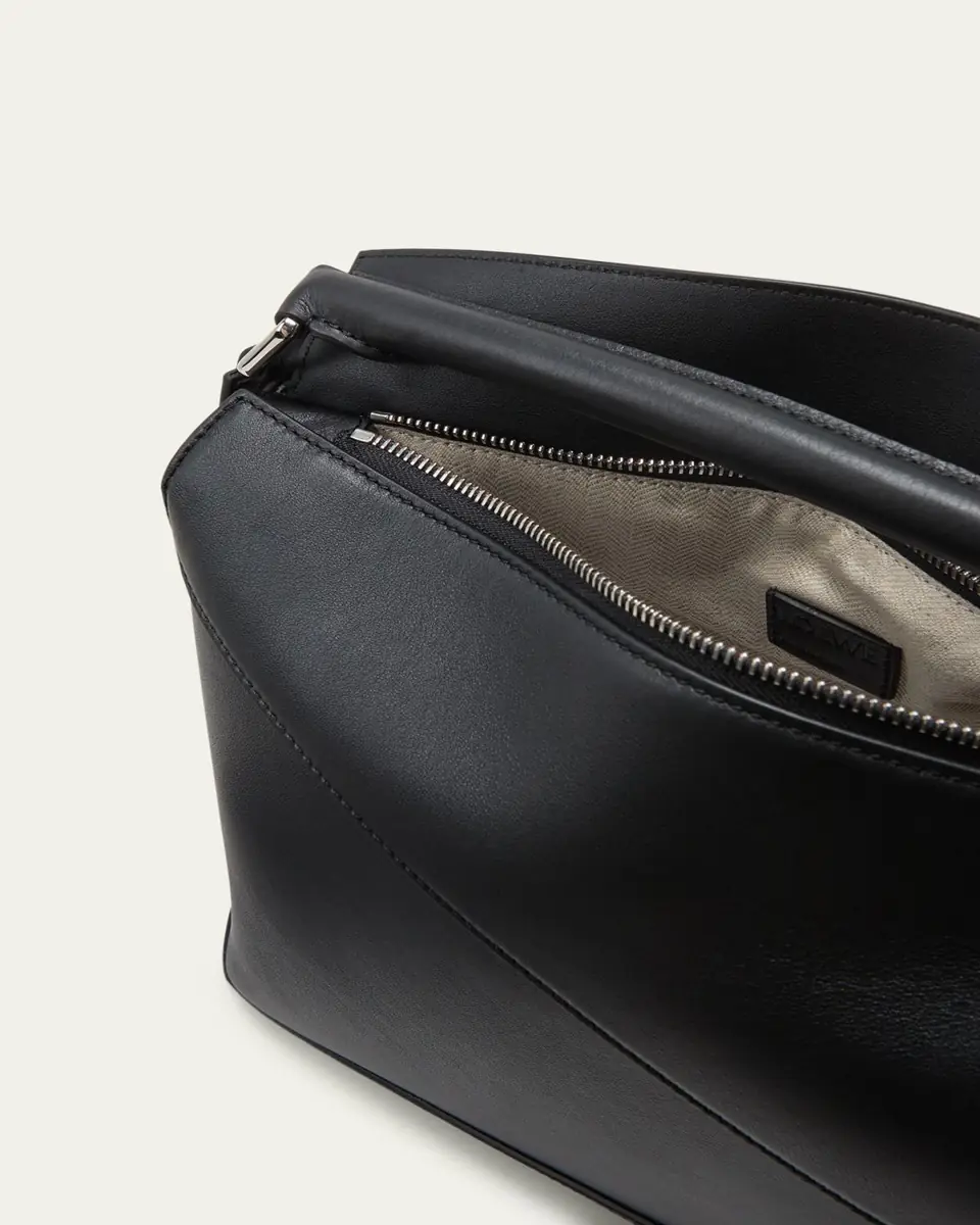 Loewe Puzzle Edge Medium Top-Handle Bag in Grained Leather | Thumbnail 8 Loewe Puzzle Edge Medium Top-Handle Bag in Grained Leather | Thumbnail 8