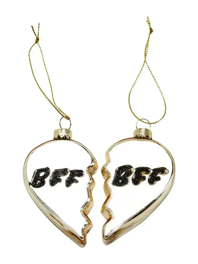 Cody Foster & Co BFF Heart Ornament
