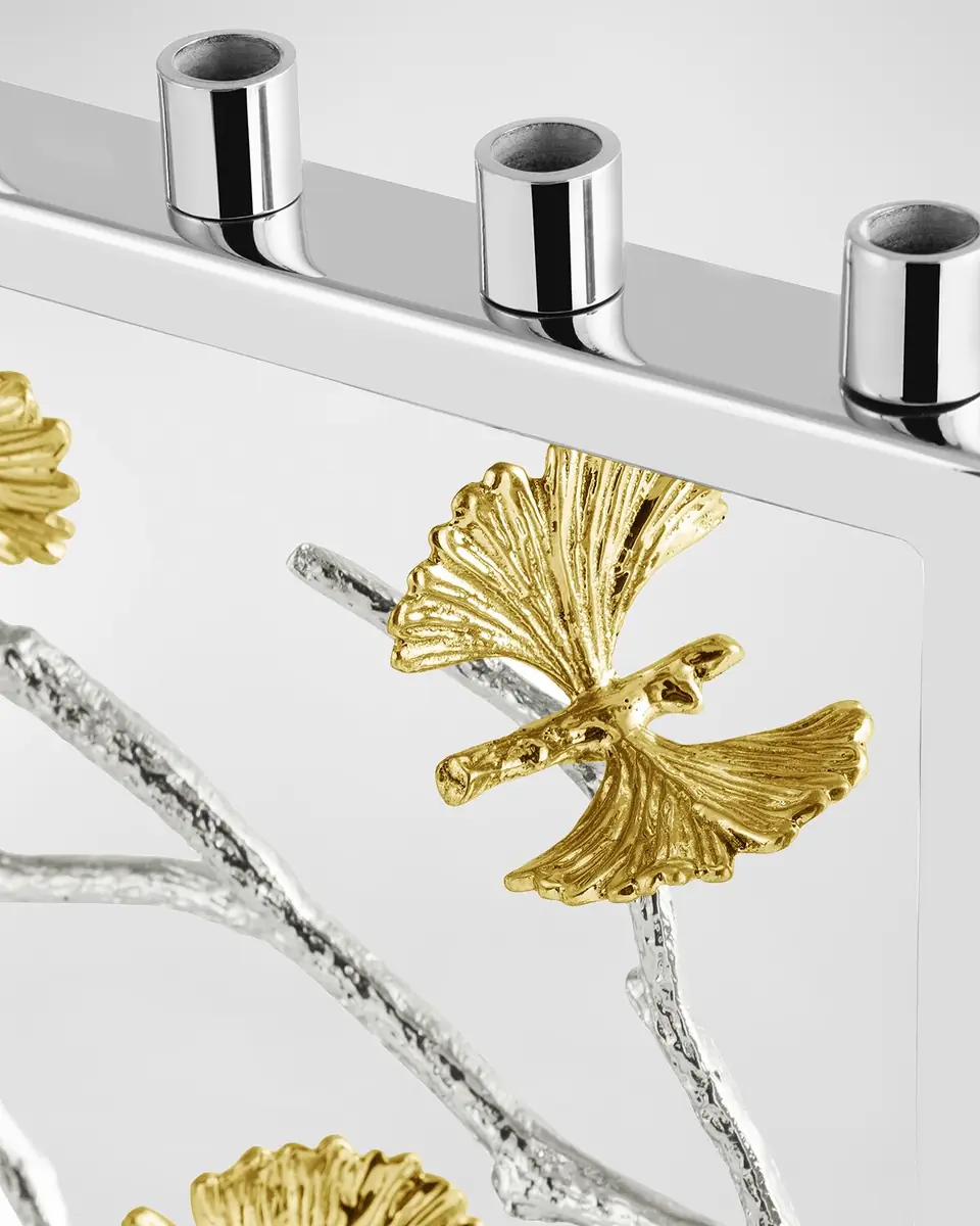 Michael Aram Butterfly Ginkgo Luxe Menorah | Thumbnail 6