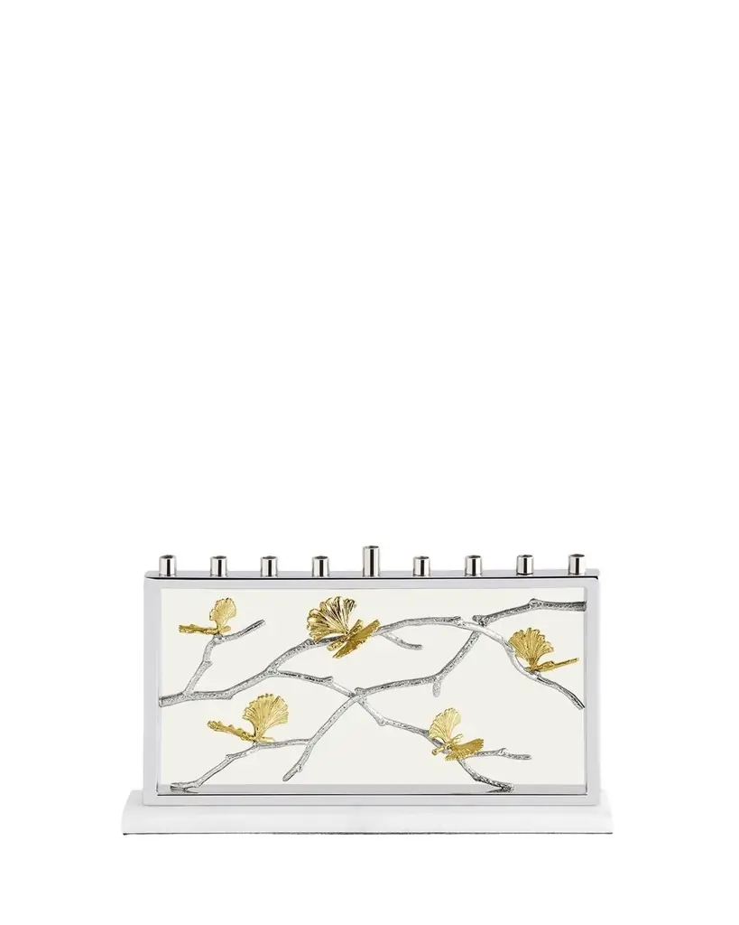 Michael Aram Butterfly Ginkgo Luxe Menorah