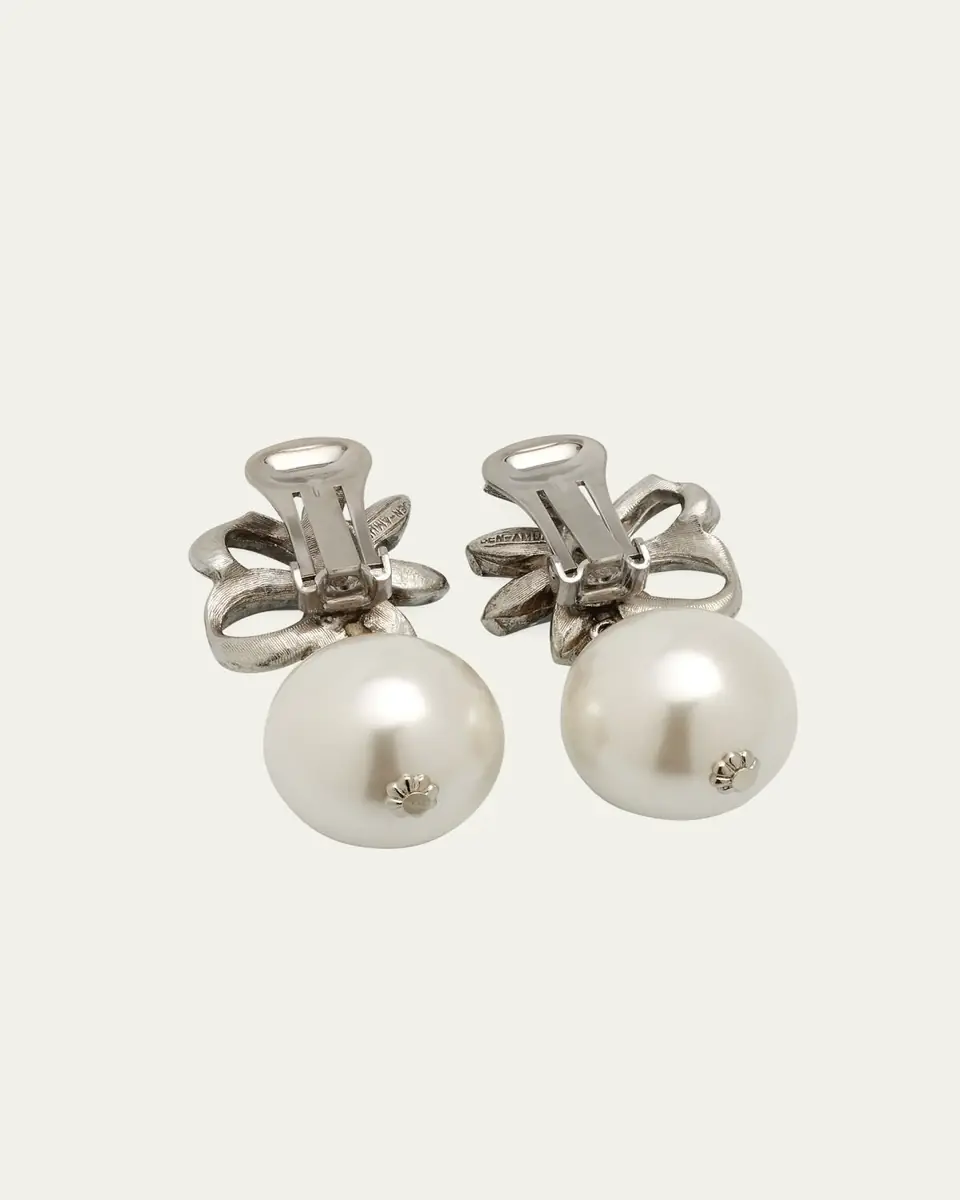 ben-amun 24k Gold Electroplated Silver Crystal Cluster Clip-On Earrings | Thumbnail 4