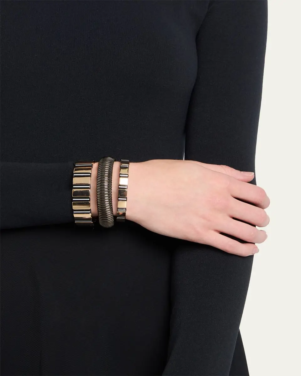 ben-amun The New York Stack Cobra Bracelets, Set of 3 | Thumbnail 2 ben-amun The New York Stack Cobra Bracelets, Set of 3 | Thumbnail 2