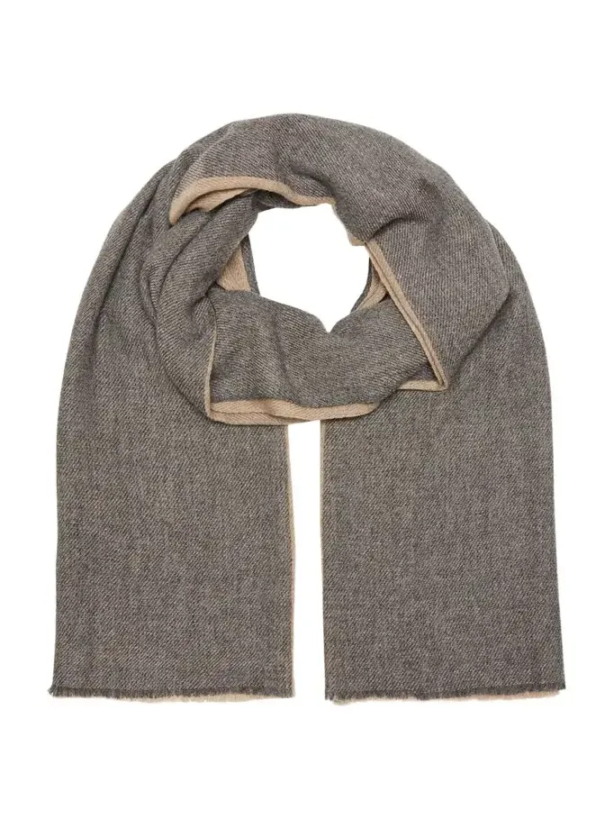Half + Half Cashmere Stole