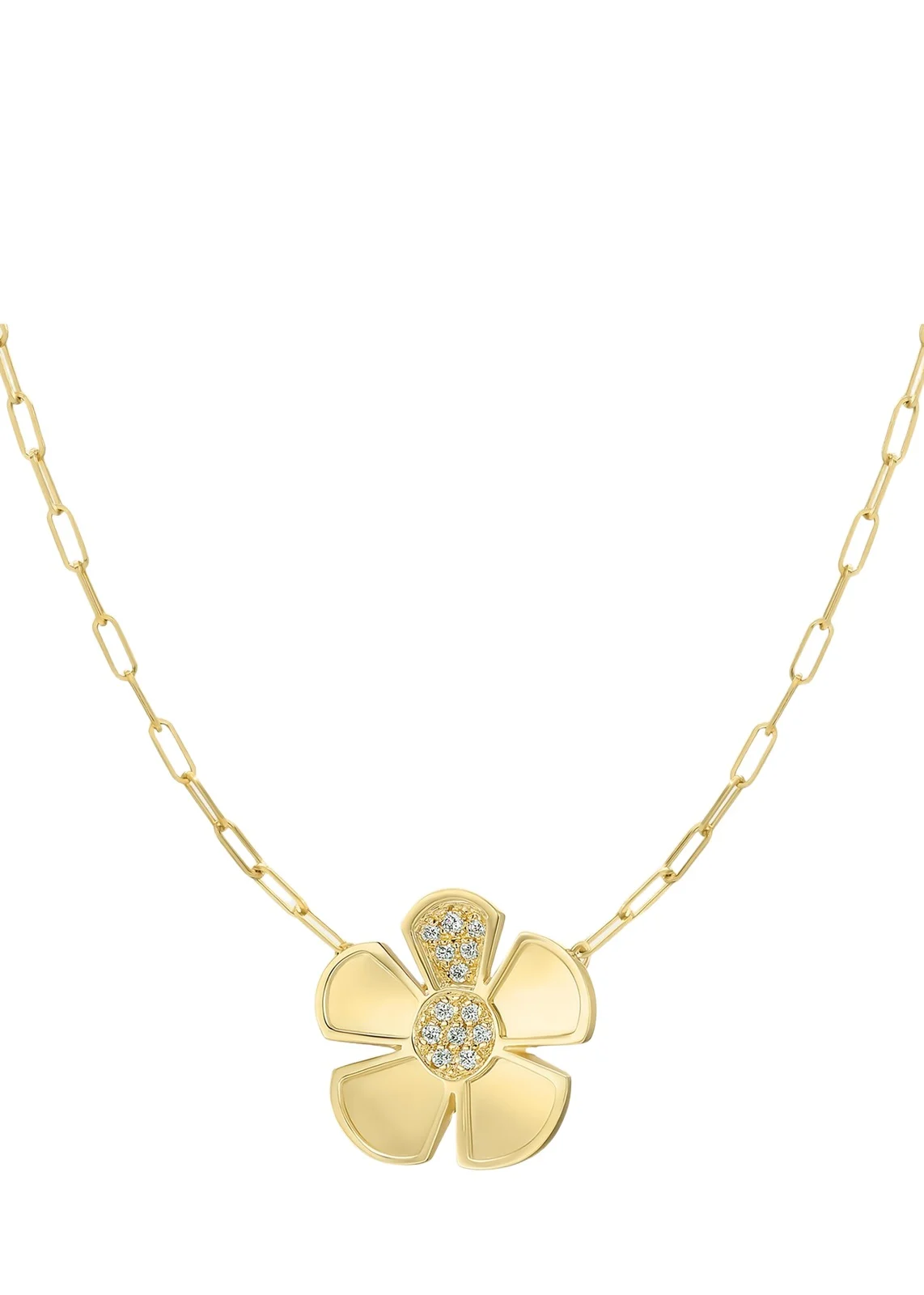18k Gold Alessia Diamond Pendant Necklace 18k Gold Alessia Diamond Pendant Necklace