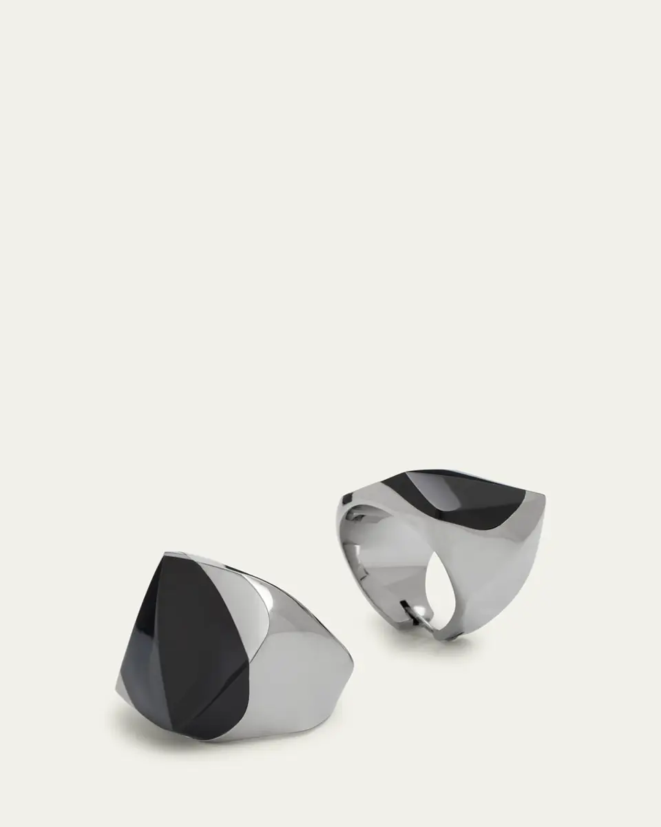 Alexander McQueen Flat Resin Earrings | Thumbnail 3