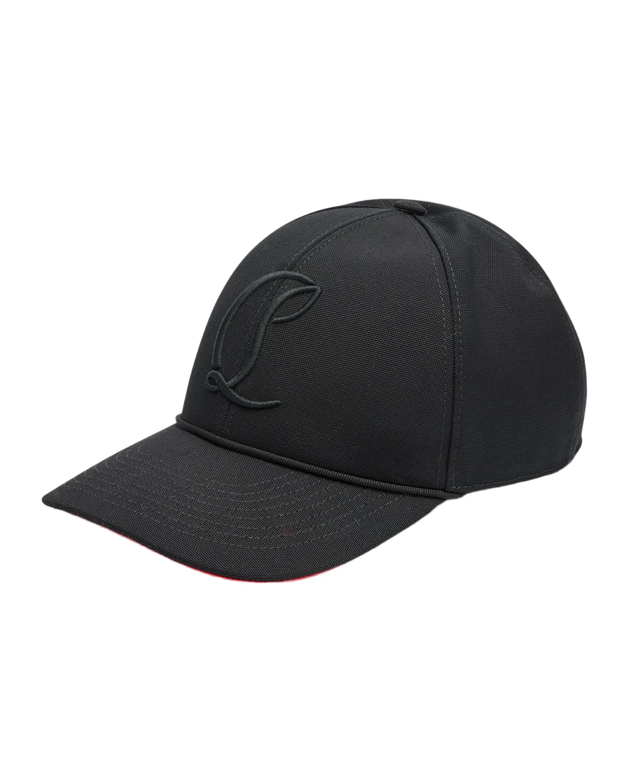 Christian Louboutin Men's Mooncrest Embroidered Baseball Hat