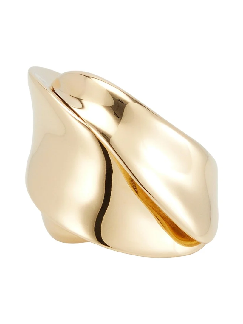 18k Yellow Gold Flux Ring