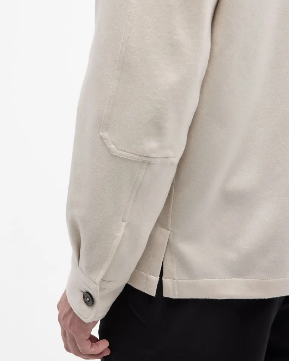 ZEGNA Men's Oasi Cashmere Overshirt | Thumbnail 6