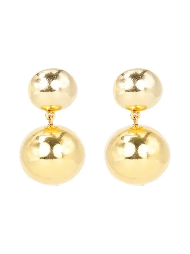 Gold Ball Clip-On Earrings Gold Ball Clip-On Earrings