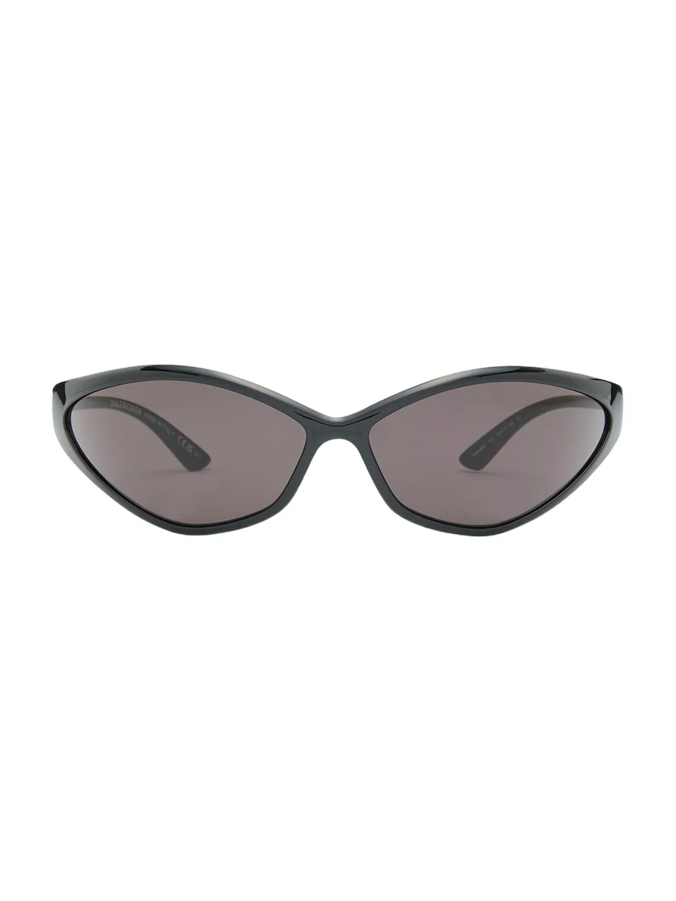 90s Oval Injected Nylon Wrap Sunglasses