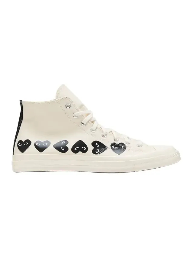 Comme des Garçons x Converse Men's Chuck 70 Multi Heart High-Top Sneakers