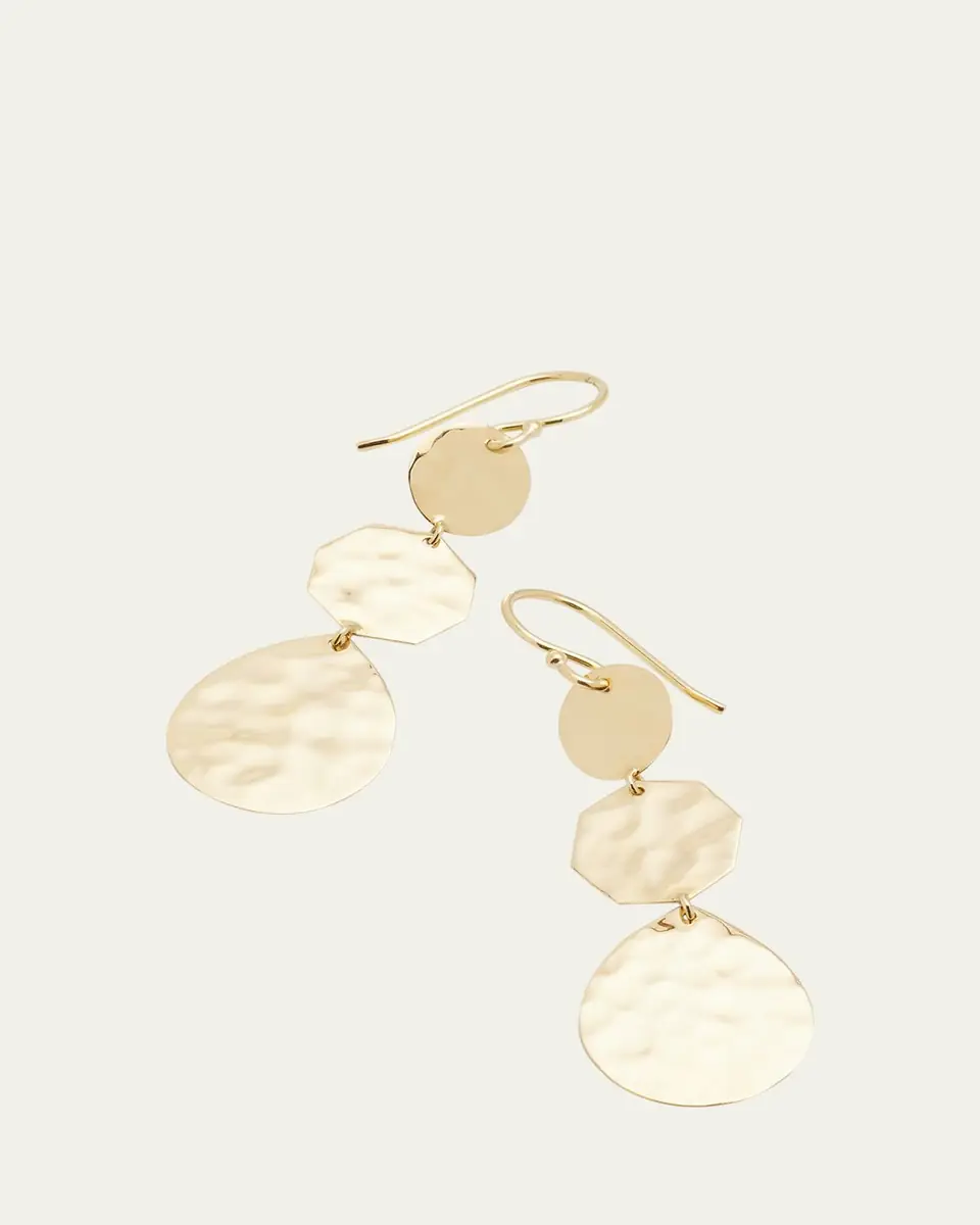Ippolita Small Crinkle Crazy 8's Earrings in 18K Gold | Thumbnail 3