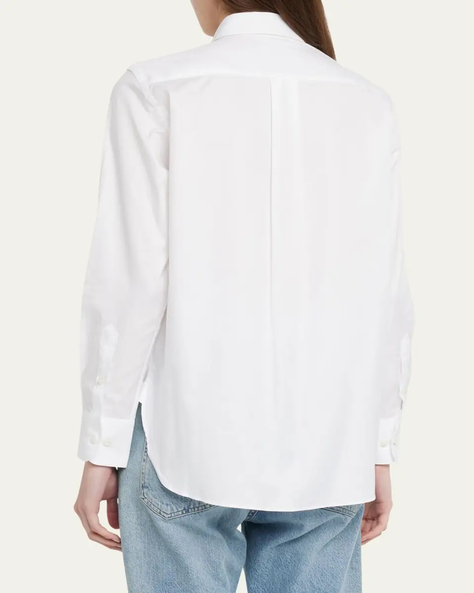 Hommegirls Classic Button-Up Cotton Shirt | Thumbnail 3 Hommegirls Classic Button-Up Cotton Shirt | Thumbnail 3