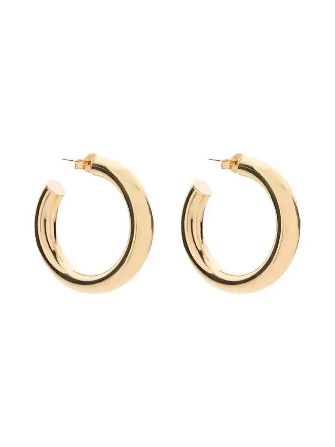 FARAONE MENNELLA by R.F.M.A.S. 18K Yellow Gold Small Thinner Hoop Earrings