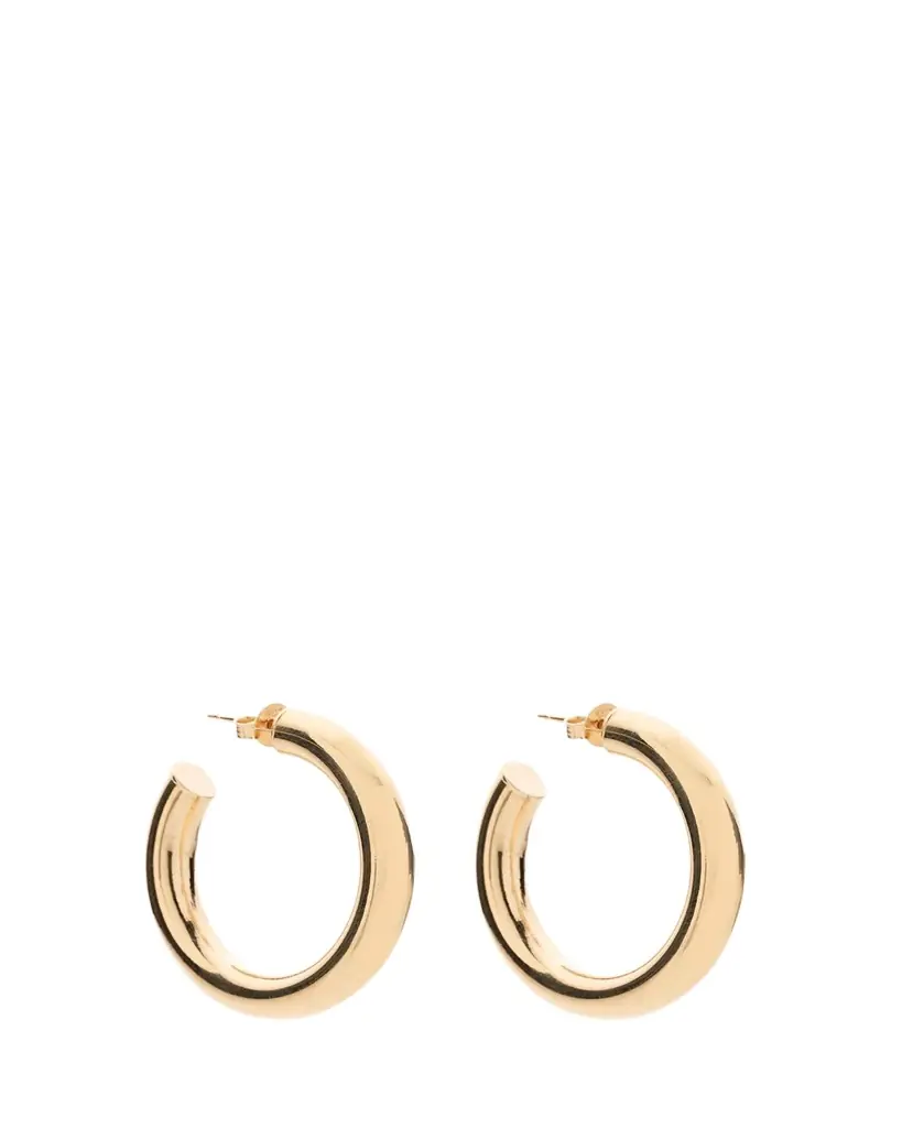 FARAONE MENNELLA by R.F.M.A.S. 18K Yellow Gold Small Thinner Hoop Earrings