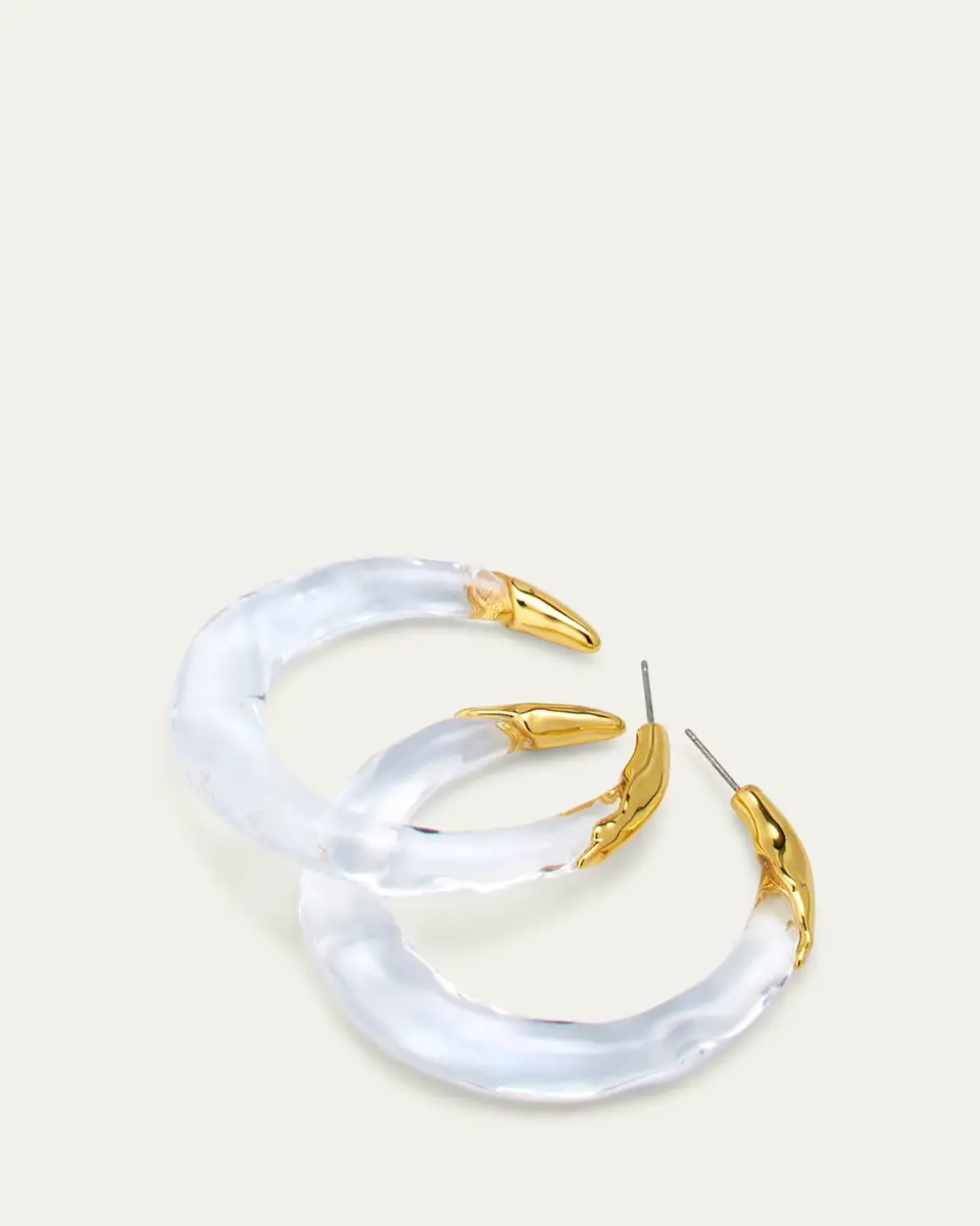 ALEXIS BITTAR Molten Hoop Earrings | Thumbnail 3