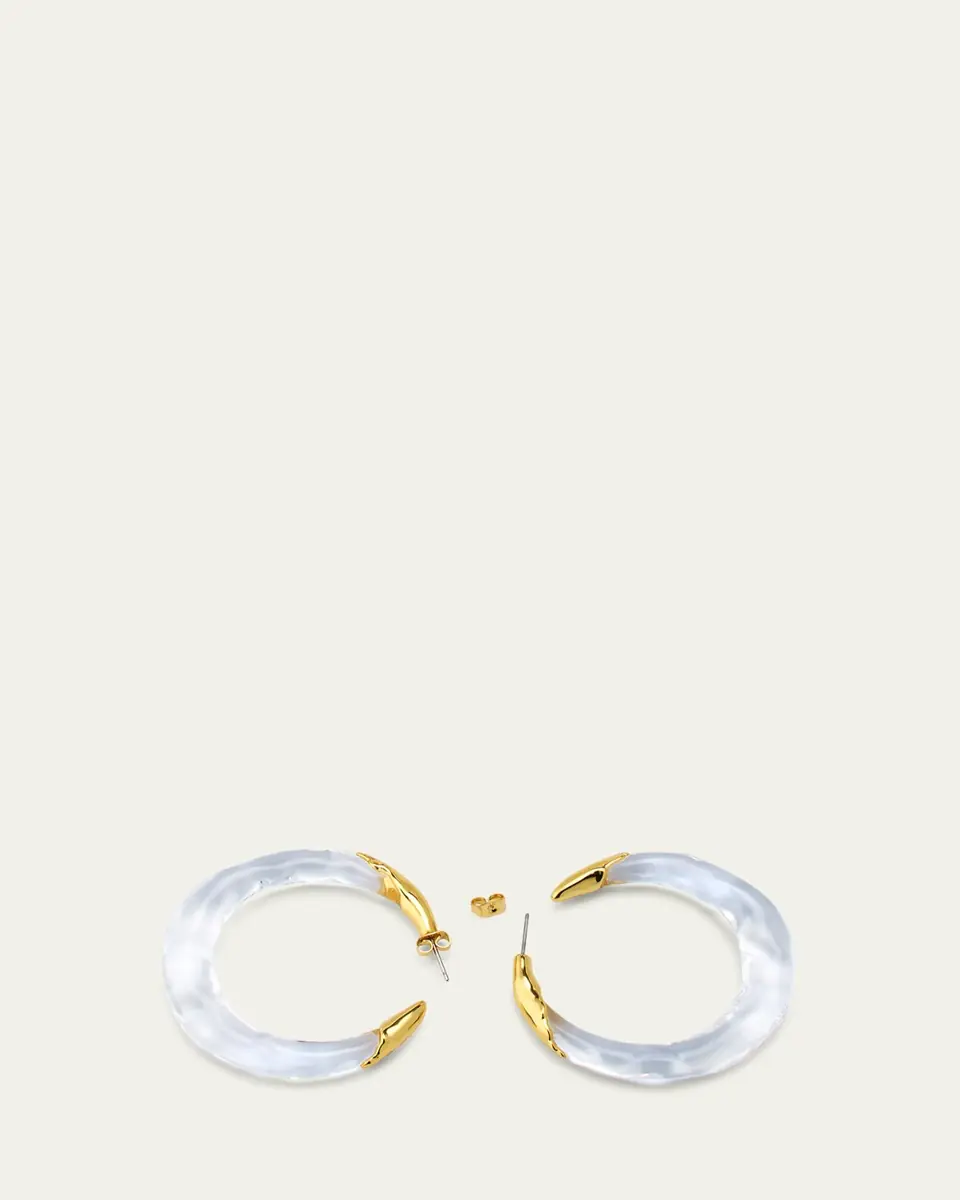 ALEXIS BITTAR Molten Hoop Earrings | Thumbnail 4