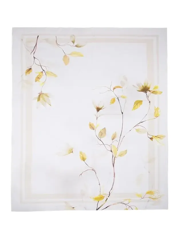 The Lino Japan Yellow Tablecloth, 71" Square