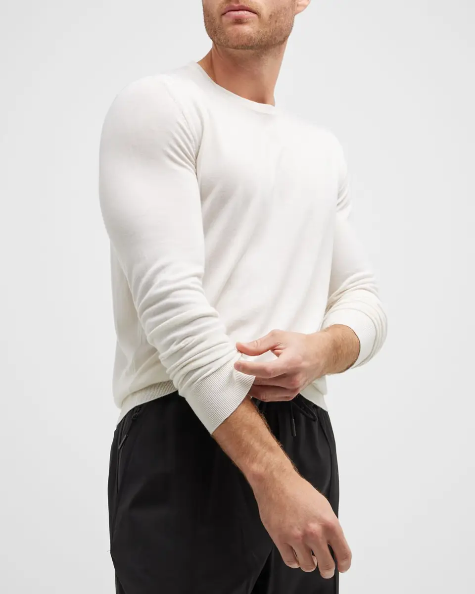 ZEGNA Men's Cashmere Crewneck Sweater | Thumbnail 6