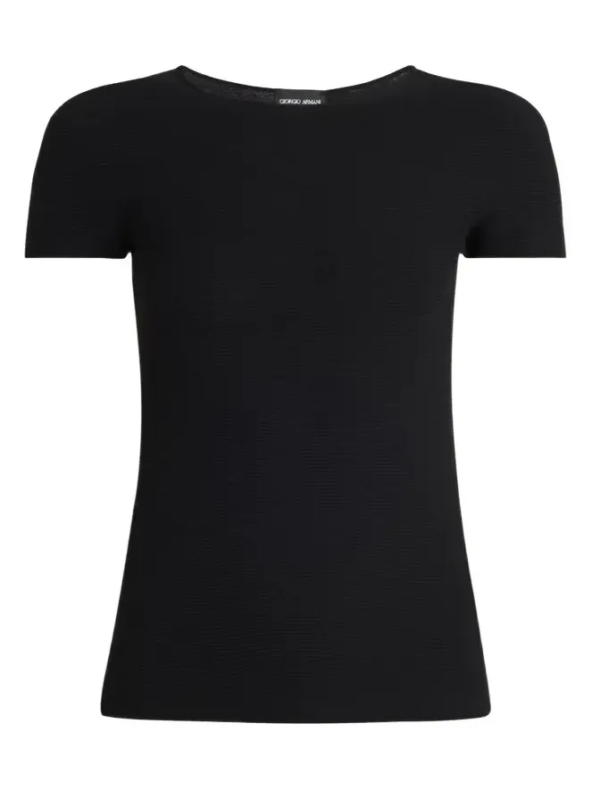 Scoop-Neck Short-Sleeve Tee Scoop-Neck Short-Sleeve Tee