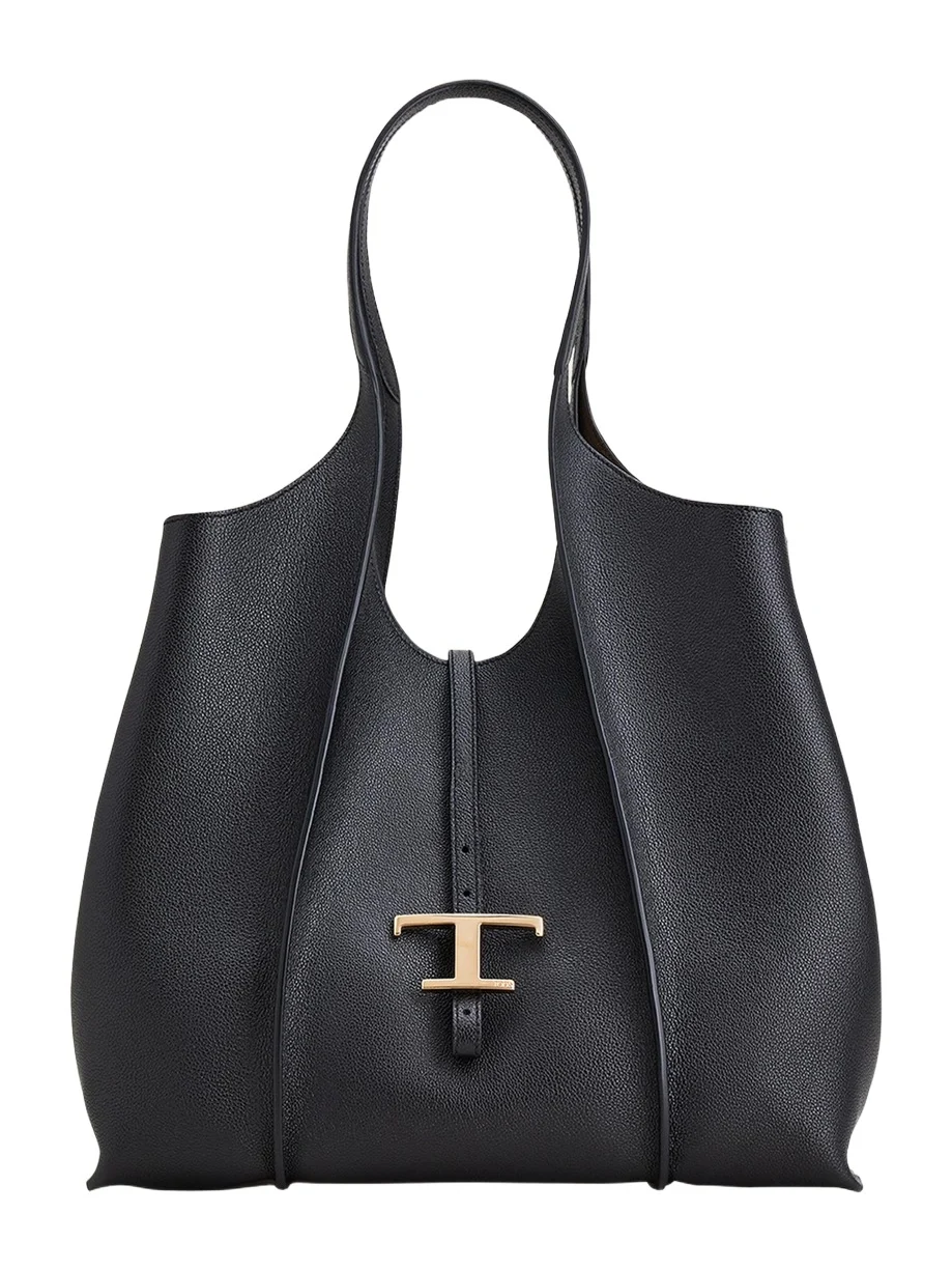 Medium Leather T Timeless Tote Shopping Bag Medium Leather T Timeless Tote Shopping Bag