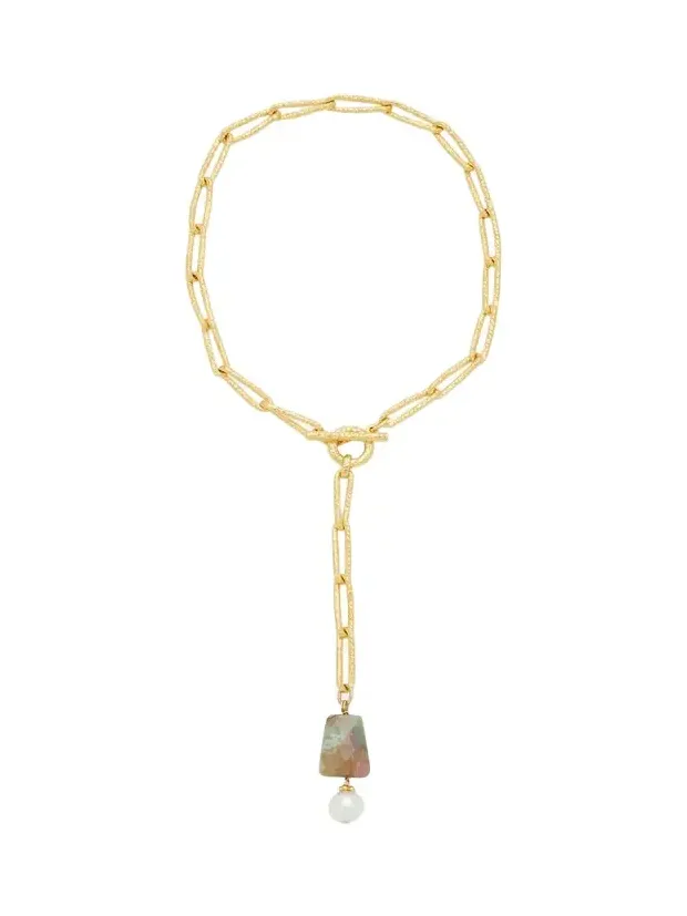 24K YG Electroplated Necklac