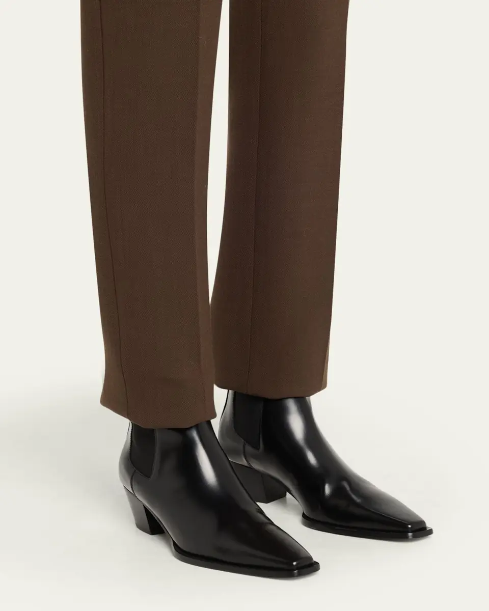 TOTEME City Calfskin Chelsea Ankle Boots | Thumbnail 2