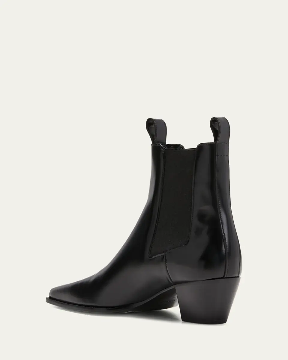 TOTEME City Calfskin Chelsea Ankle Boots | Thumbnail 4