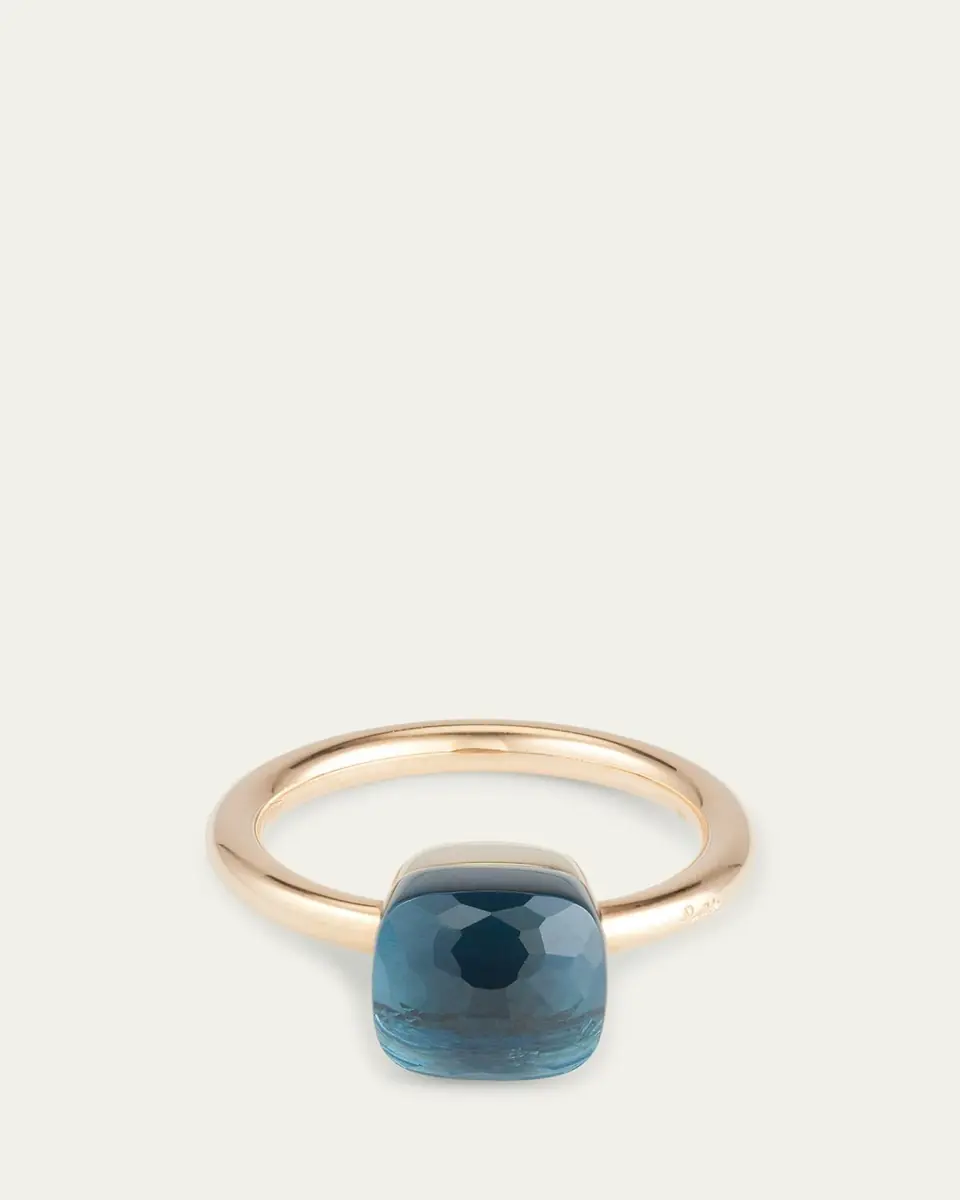 Pomellato Nudo Petite 18k Rose Gold London Blue Topaz Ring | Thumbnail 3