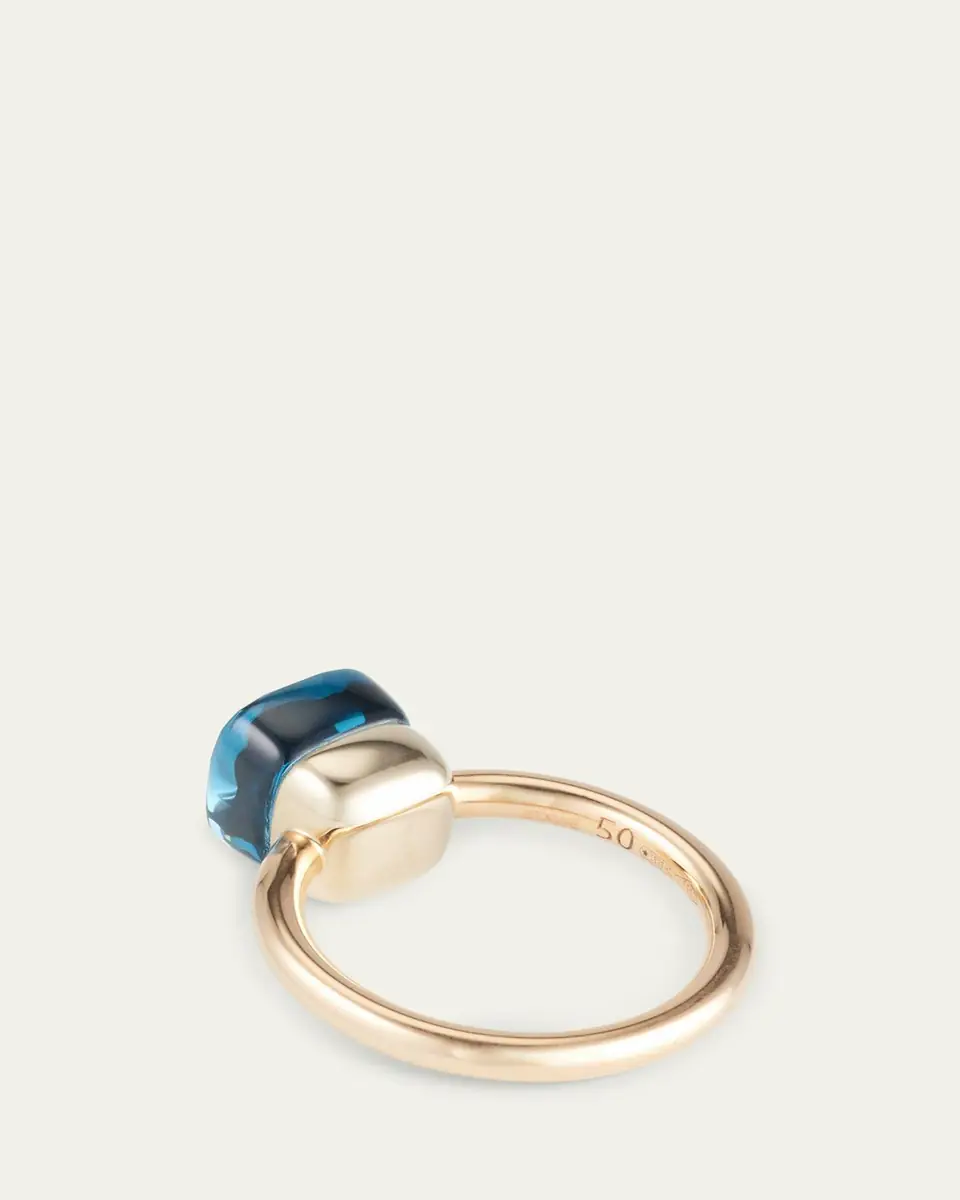Pomellato Nudo Petite 18k Rose Gold London Blue Topaz Ring | Thumbnail 4