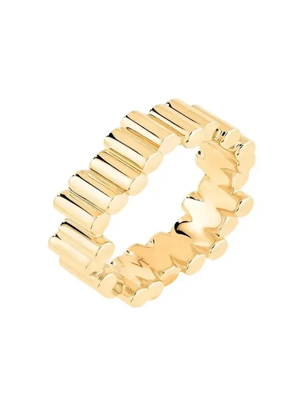 18K Yellow Gold Medium Edge Ring